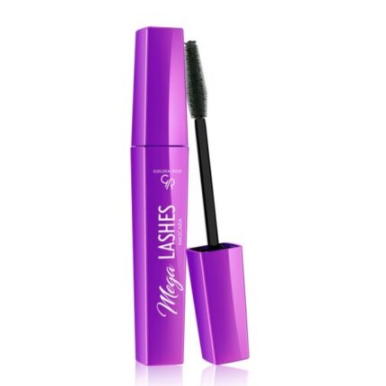 Golden Rose Mega Lashes Mascara για Μήκος Black 12ml