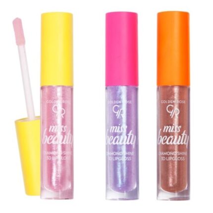 Golden Rose Miss Beauty Diamond Shine 3D Lip Gloss 4.5ml