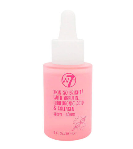 W7 Cosmetics Skin So Bright Serum Προσώπου με Υαλουρονικό Οξύ & Κολλαγόνο για Λάμψη 30ml